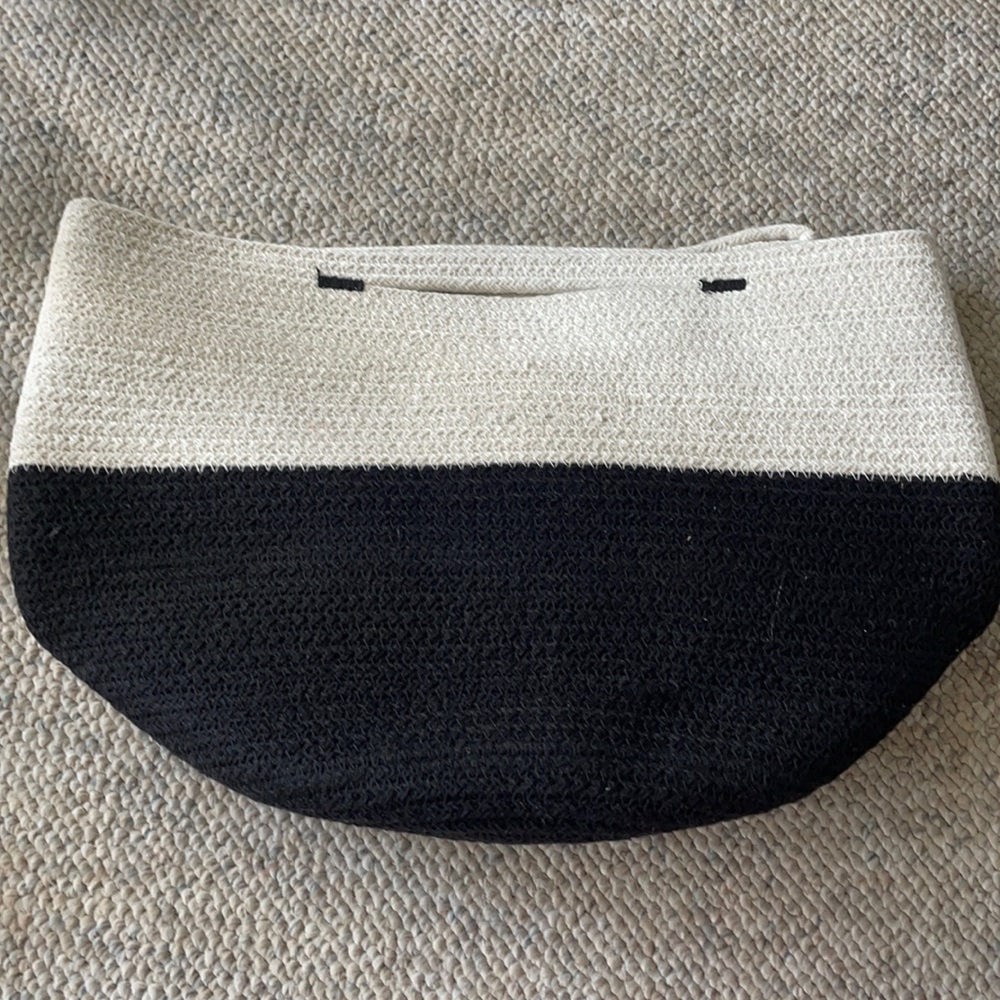 Melange woven basket